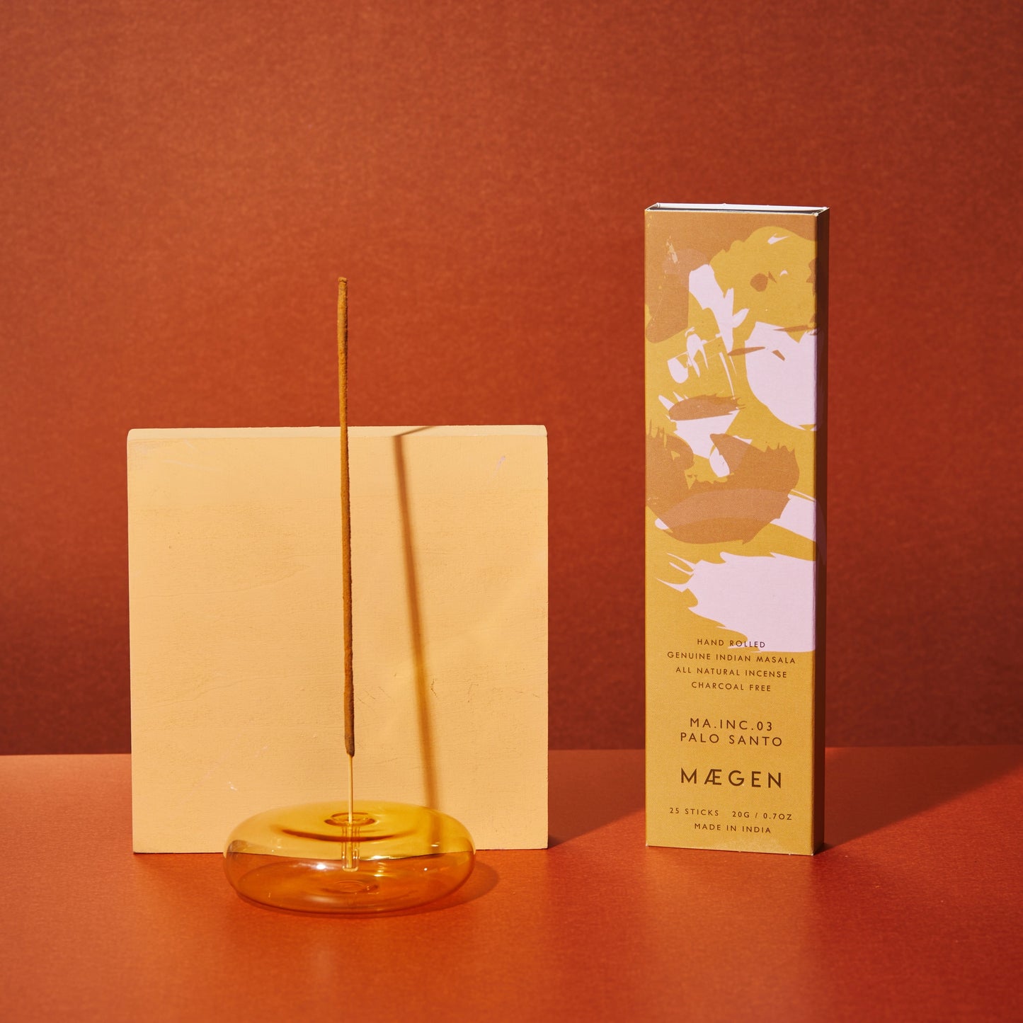 Dimple Incense Holder - Yellow