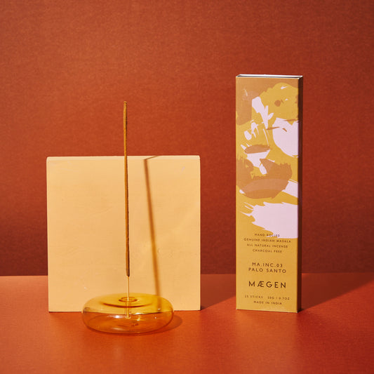Dimple Incense Holder - Yellow