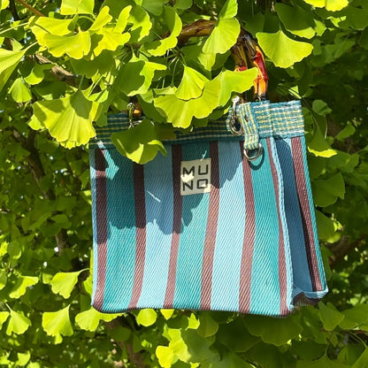 Nylon Mini Tote - Ocean Breeze