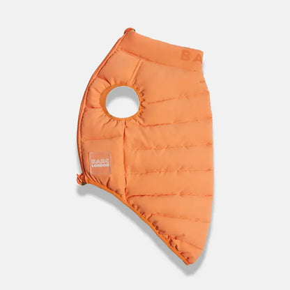 Reversible Puffer Jacket - Coral & Khaki