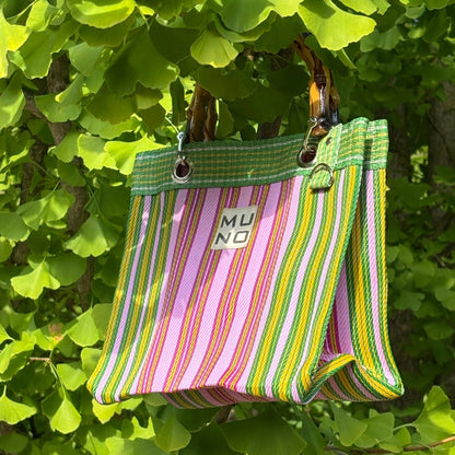 Nylon Mini Tote - Lime Zest