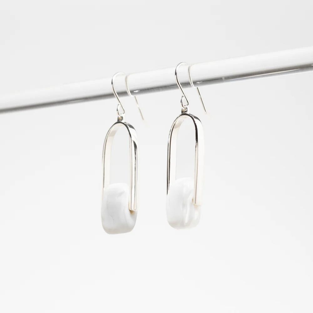 Empire Cloud - Silver Earrings