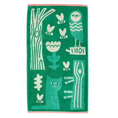 Portuguese Cotton Towels - Birds and Bees