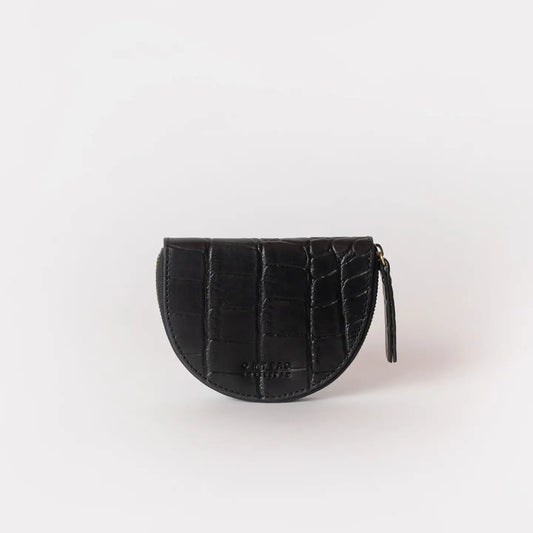 The Laura Purse - Black Croco