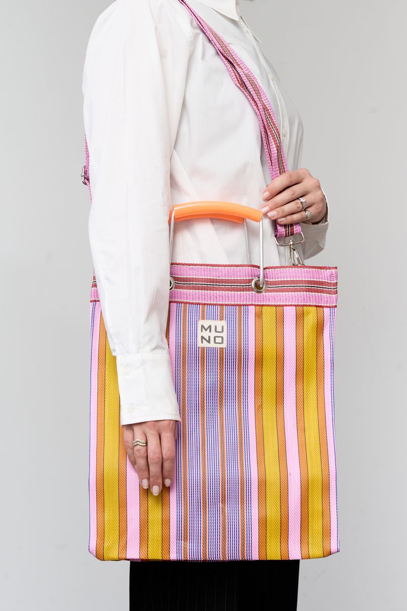 Recycled Nylon Tote Bag – Citrus Candy