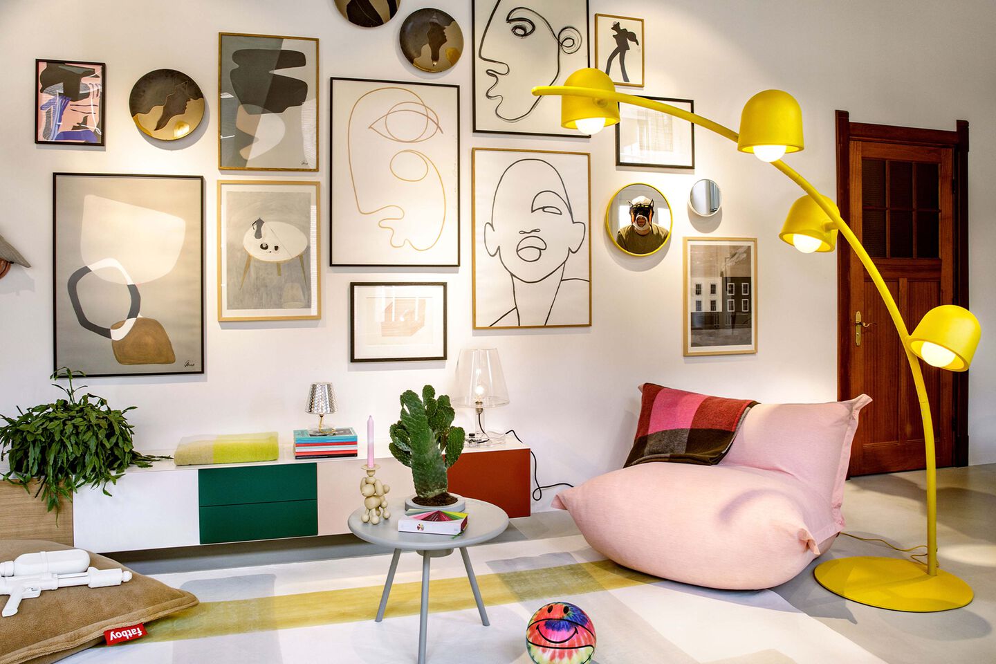 Big Lebow Floor Lamp - Banana