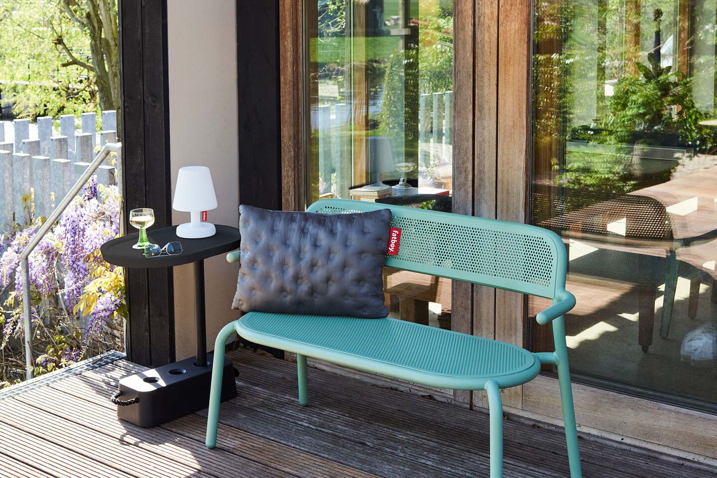 Brick Outdoor Side Table