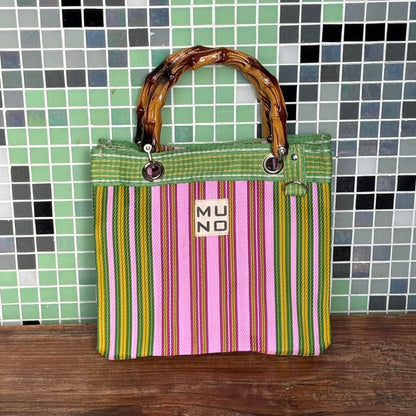 Nylon Mini Tote - Lime Zest