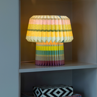 Anna Paper Lamp - Stripes