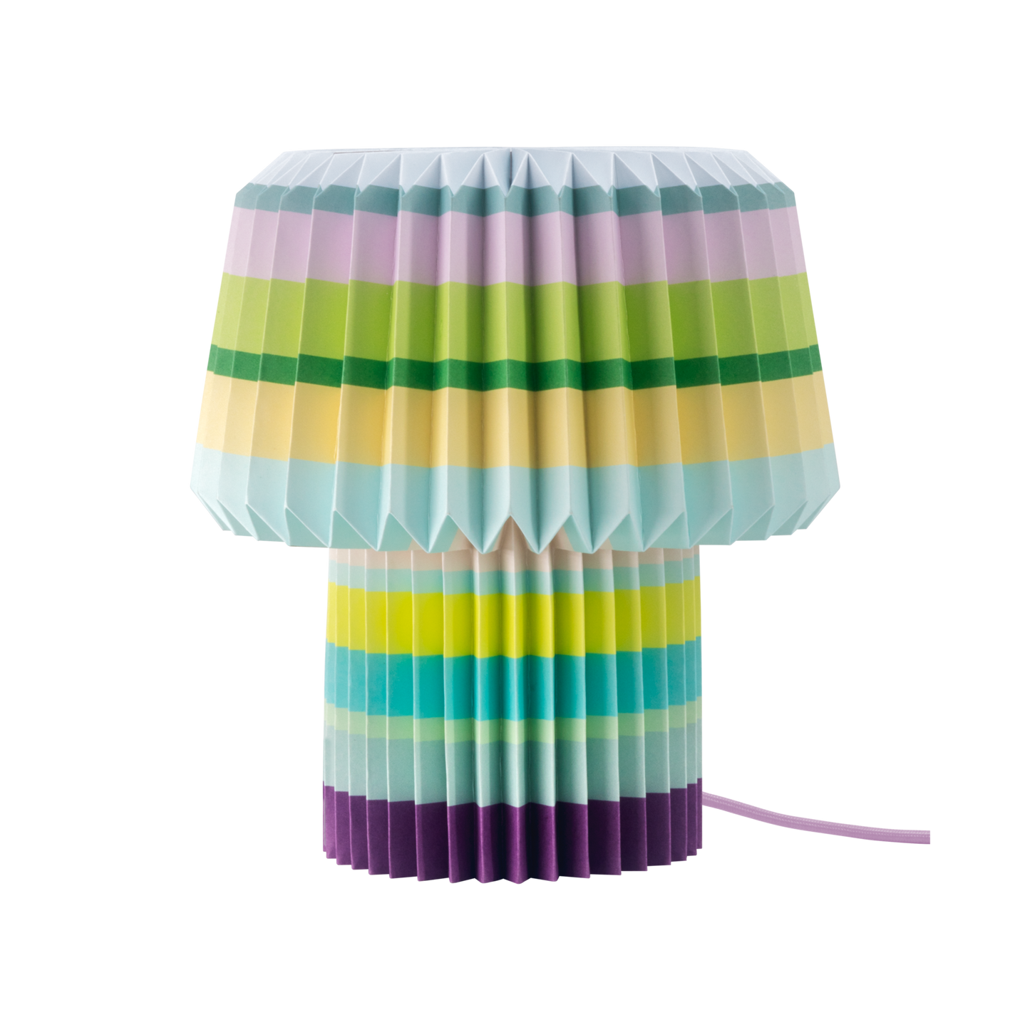 Anna Paper Lamp - Stripes