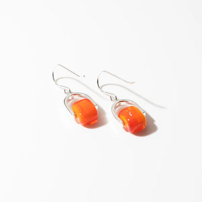 Empress Neon Petite - Silver Earrings