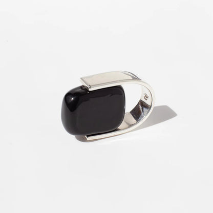 Empire Obsidian - Silver Ring