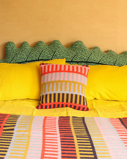 Shiel Square Cushion - Red