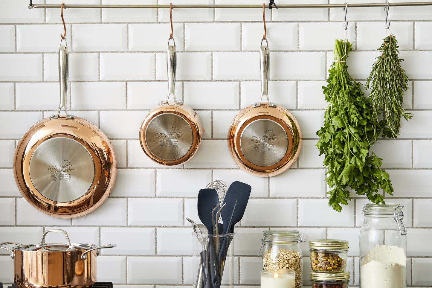 Blomsterberg Copper Saucepans