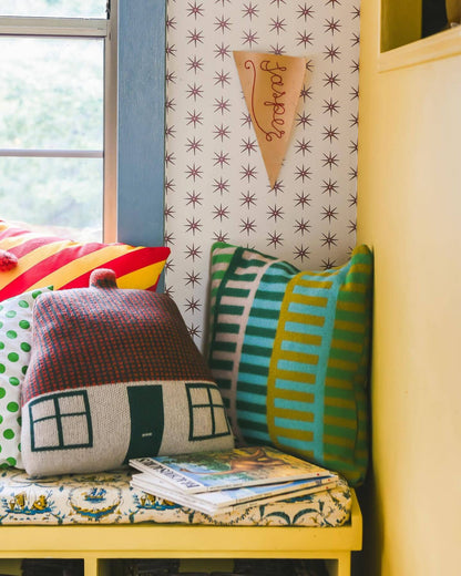 Shiel Square Cushion - Green