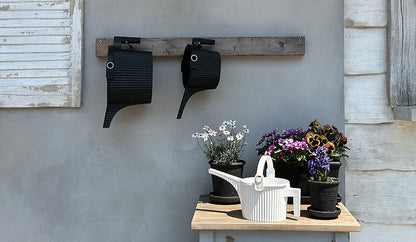 Garden Beetle Watering Can – White