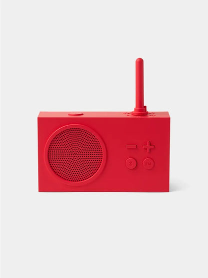 Tykho 3 - Bluetooth Speaker Radio - Red