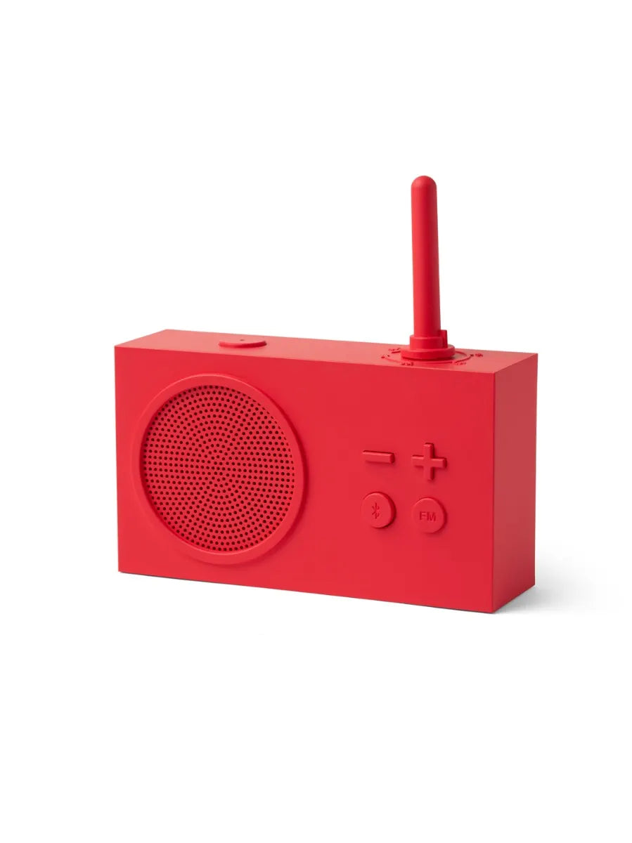 Tykho 3 - Bluetooth Speaker Radio - Red