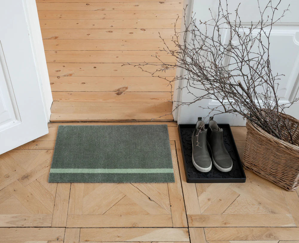 Stripes Vertical Mat – Dusty / Light Green